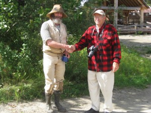 Author meets a great actor.