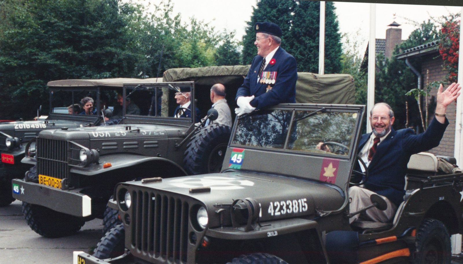 Jim in Jeep in Europe