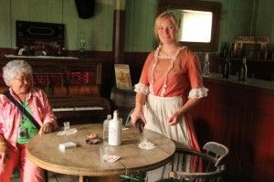 Barmaid pours a stimulant