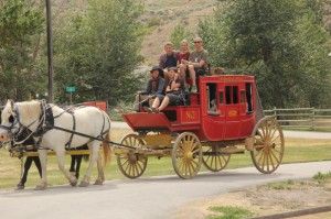 Stagecoach takes you on a portion of the Cariboo Road