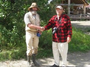 Author meets a great actor.