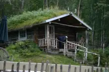 Robert Service cabin in Dawson City