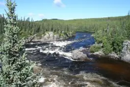River on Quebec north shore