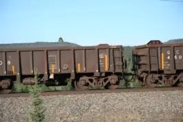 Loaded ore car