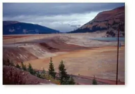 View of the Climax Tailings ponds