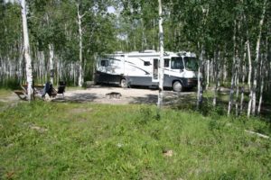 Camping by the Mackenzie RIver